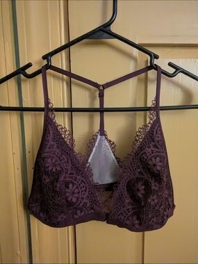 Victoria's Secret Lace Bralette in Plum